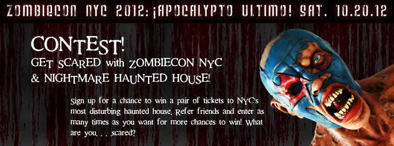 GET SCARED with ZOMBIECON and NIGHTMARE!